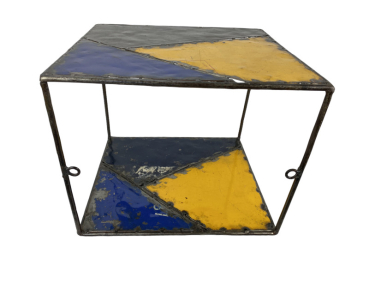 Preview: Upcycling Wandregal Pascal aus Burkina Faso